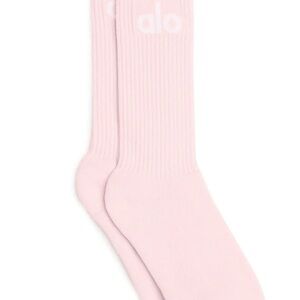 Alo Pink Throwback Socks NWT SOLD OUT**